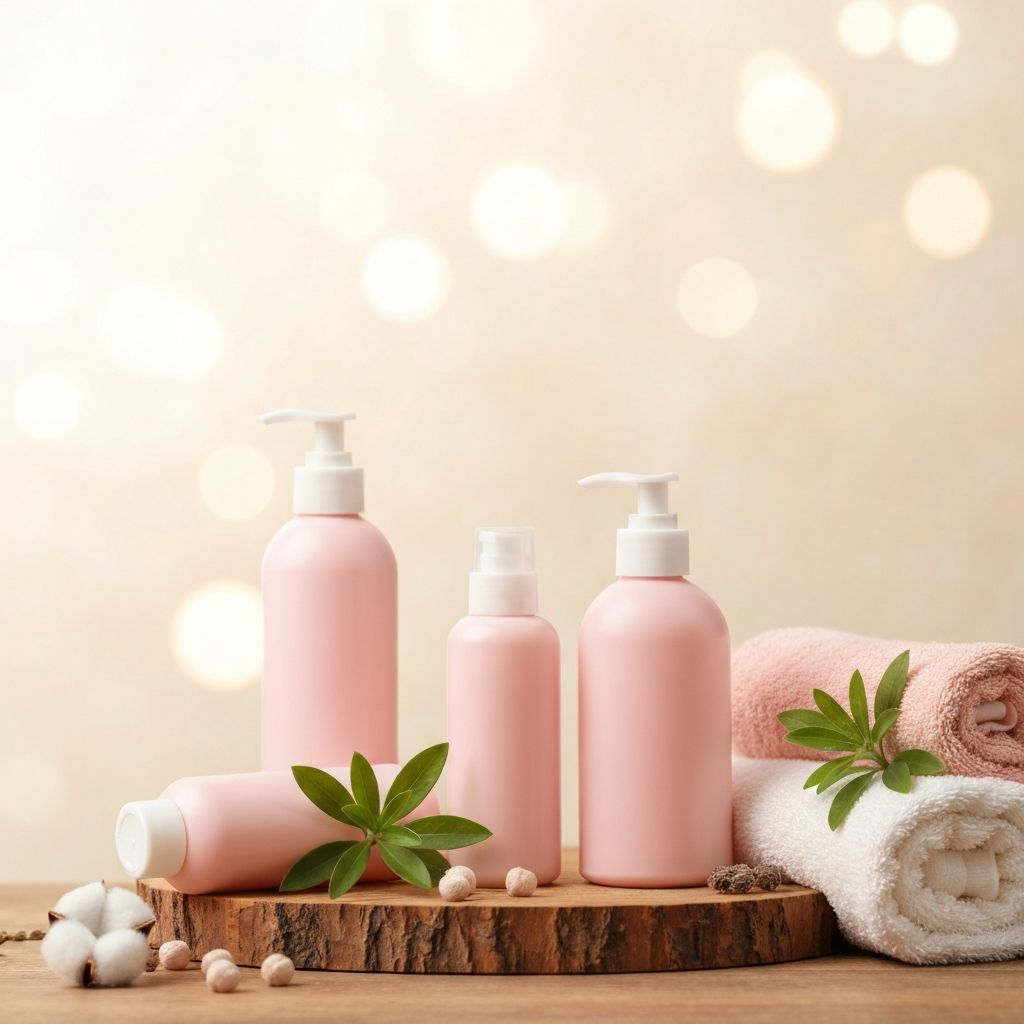 Organic baby skincare products with natural botanical ingredients